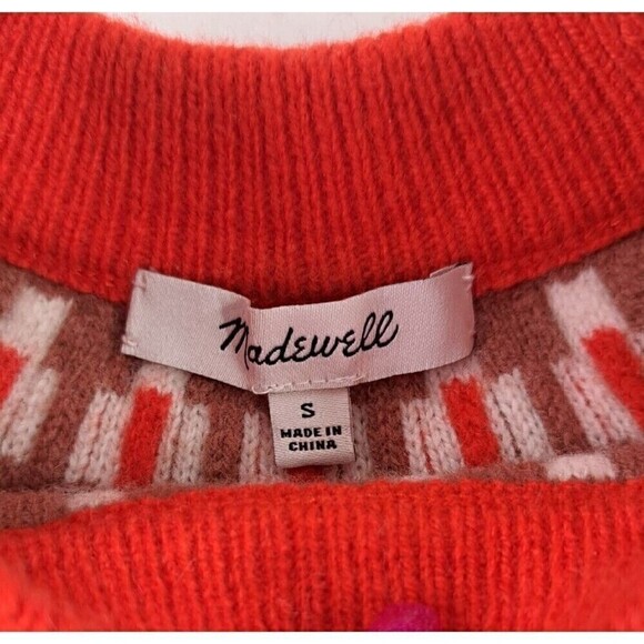 Madewell Womens $98 Fair Isle Mayer Pullover Sweater Size S Small - Picture 6 of 7